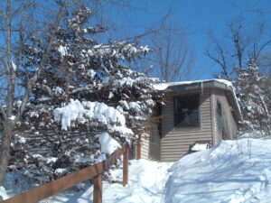 Mariglen hermitage in winter.